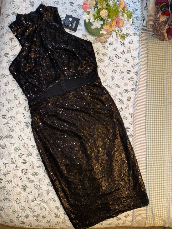 Dresses & Skirts - NWT Missguided X Nicole sequin midi dress